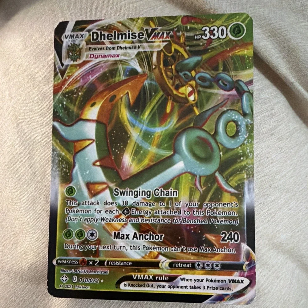 The Pokémon Company Dhelmise VMAX 010/072 Shining Fates Ultra Rare Holo ENG 330